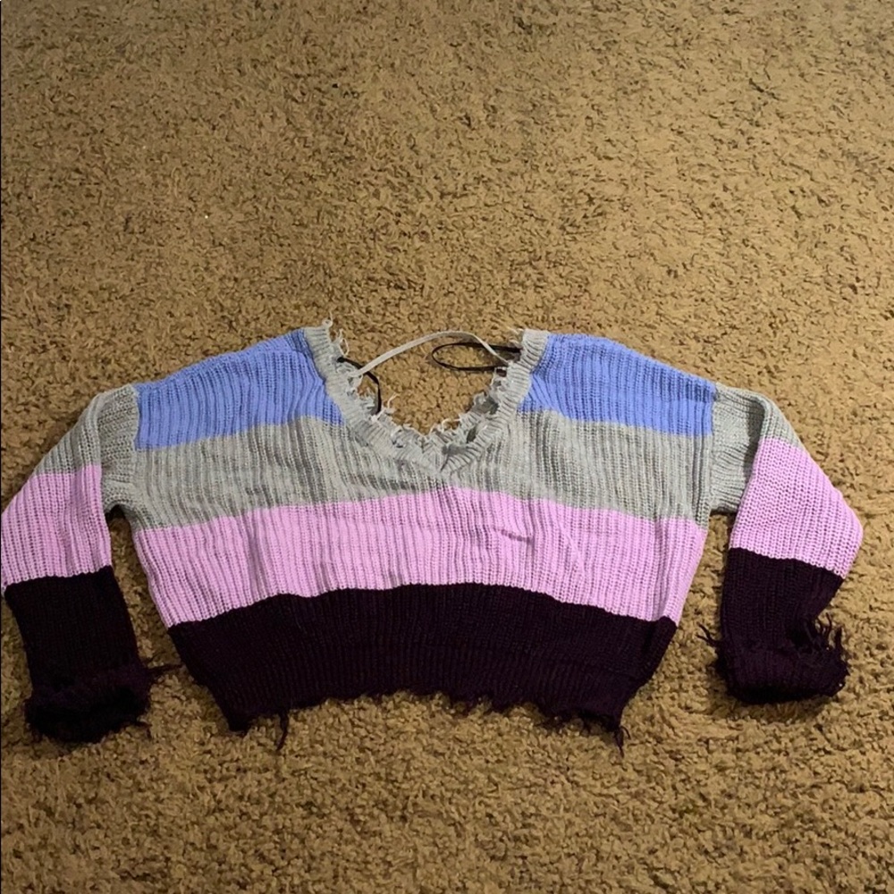 Cropped sweater
